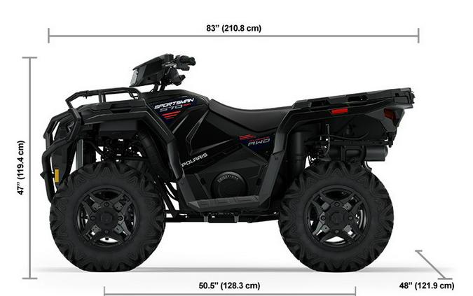 2026 Polaris SPORTSMAN 570 EPS ONYX BLACK TRAIL EDITION