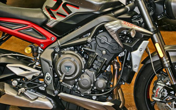2022 Triumph Street Triple RS Silver Ice