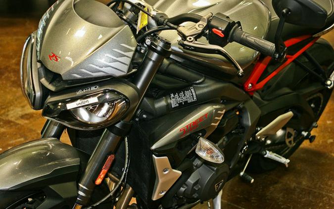 2022 Triumph Street Triple RS Silver Ice