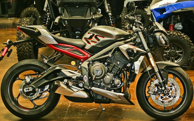 2022 Triumph Street Triple RS Silver Ice