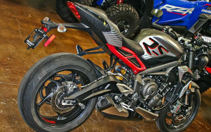 2022 Triumph Street Triple RS Silver Ice