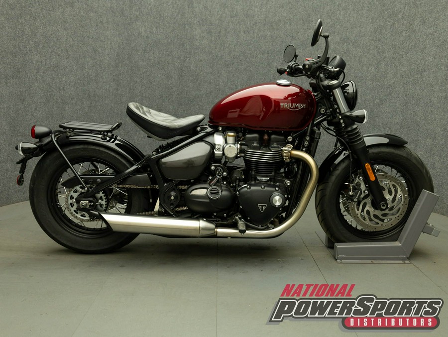 2022 TRIUMPH BONNEVILLE BOBBER