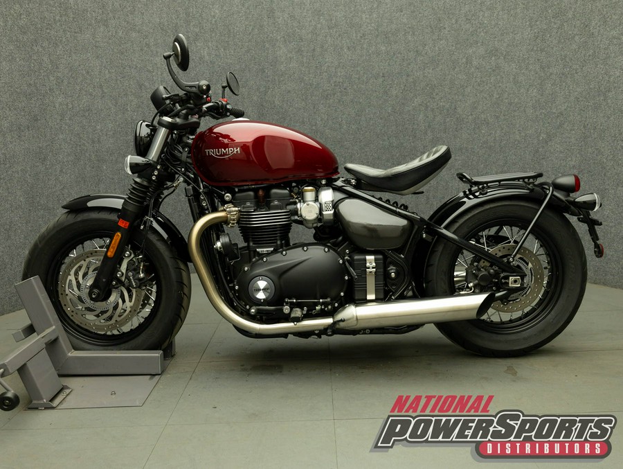 2022 TRIUMPH BONNEVILLE BOBBER