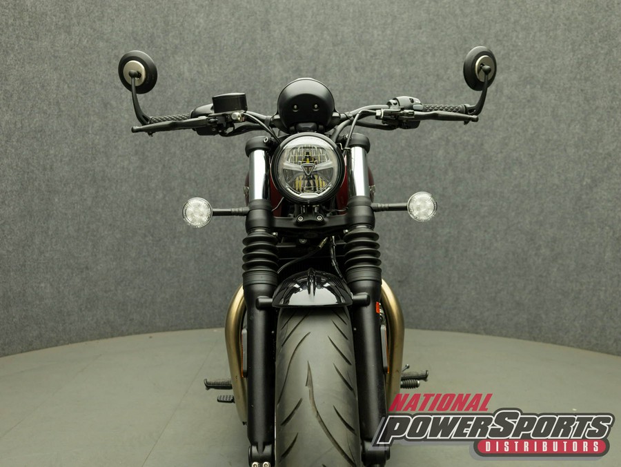 2022 TRIUMPH BONNEVILLE BOBBER