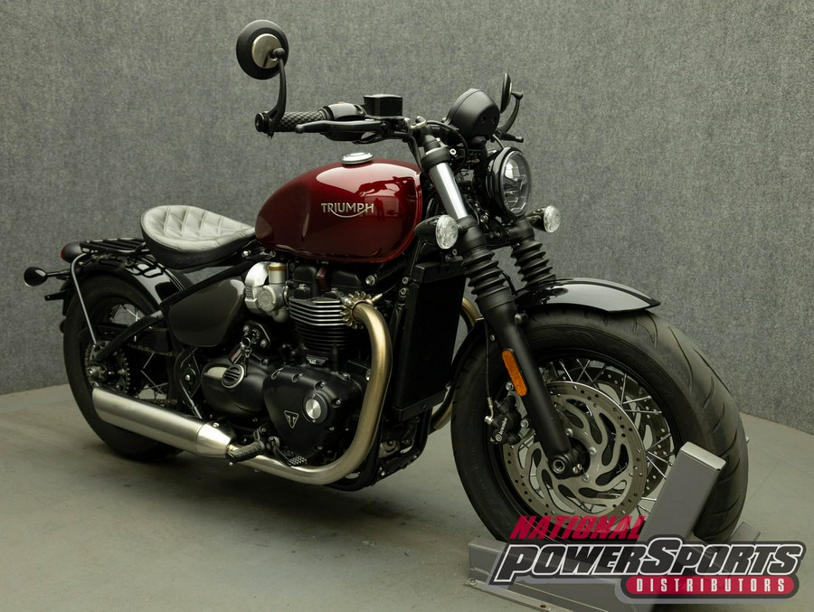 2022 TRIUMPH BONNEVILLE BOBBER