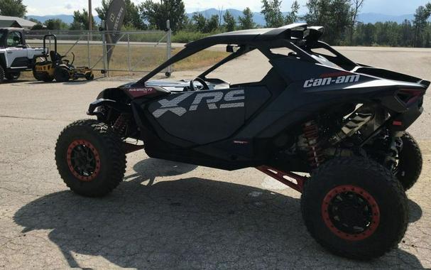 2025 Can-Am® Maverick R X RS with Smart-Shox Dusty Navy & Legion Red