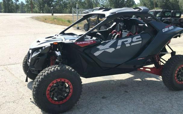 2025 Can-Am® Maverick R X RS with Smart-Shox Dusty Navy & Legion Red