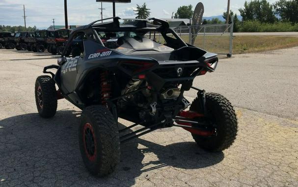 2025 Can-Am® Maverick R X RS with Smart-Shox Dusty Navy & Legion Red