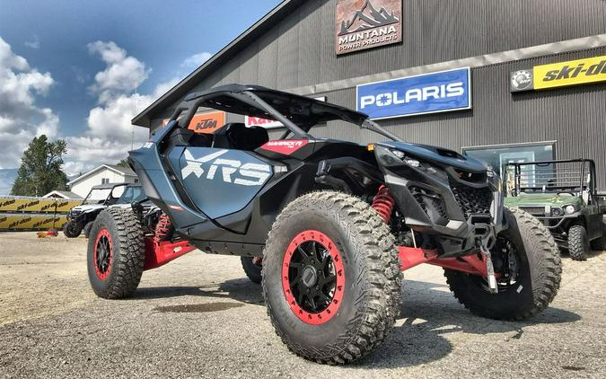 2025 Can-Am® Maverick R X RS with Smart-Shox Dusty Navy & Legion Red