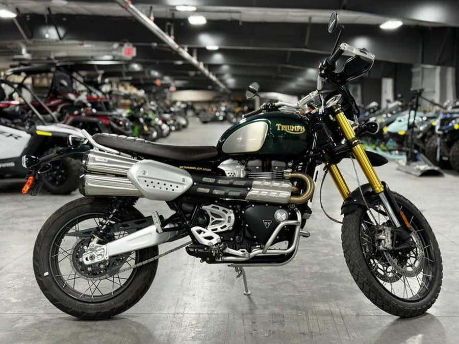 2022 Triumph Scrambler 1200 Steve McQueen Edition Competition Green