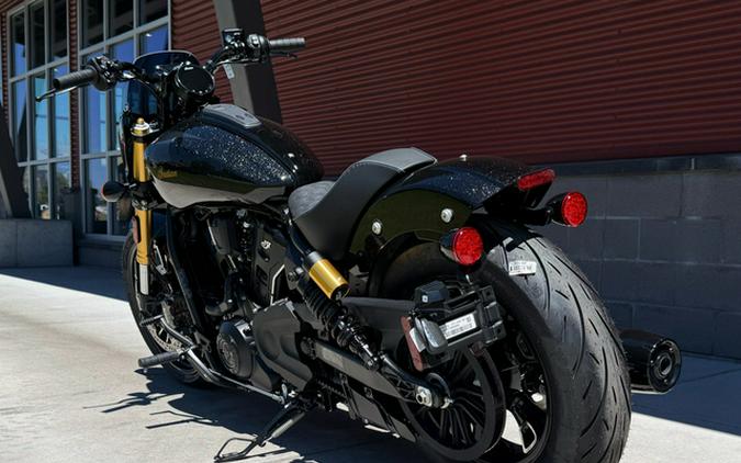 2026 Indian 101 SCOUT, ONYX BLACK CRYSTAL WITH GRAPHICS