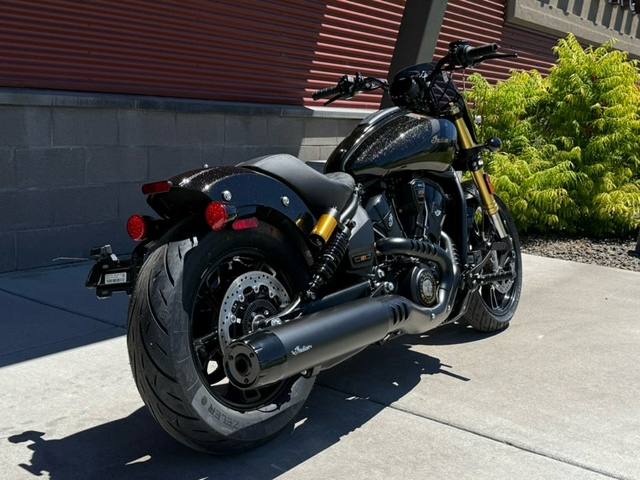 2026 Indian 101 SCOUT, ONYX BLACK CRYSTAL WITH GRAPHICS