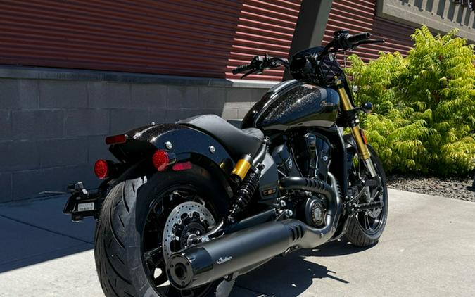 2026 Indian 101 SCOUT, ONYX BLACK CRYSTAL WITH GRAPHICS