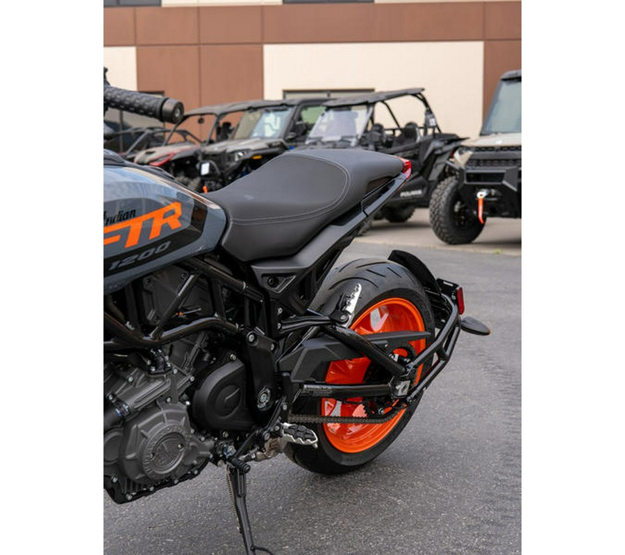 2023 Indian Motorcycle® FTR Stealth Gray/Orange Burst