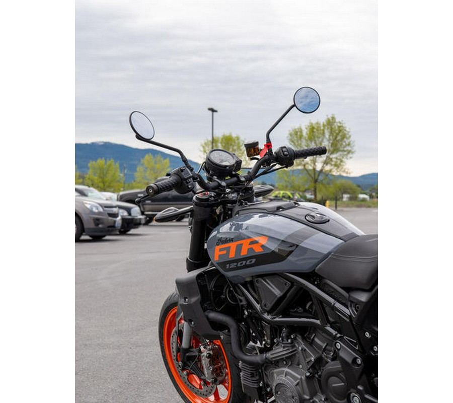 2023 Indian Motorcycle® FTR Stealth Gray/Orange Burst