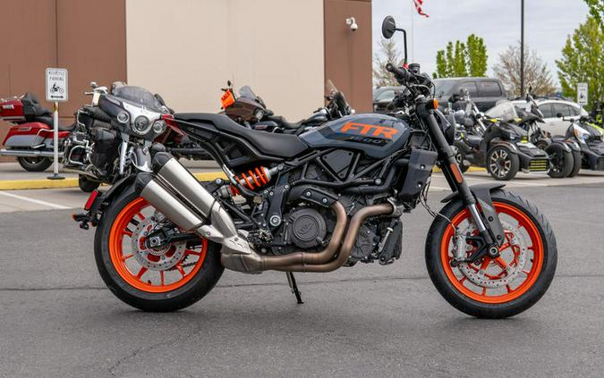 2023 Indian Motorcycle® FTR Stealth Gray/Orange Burst