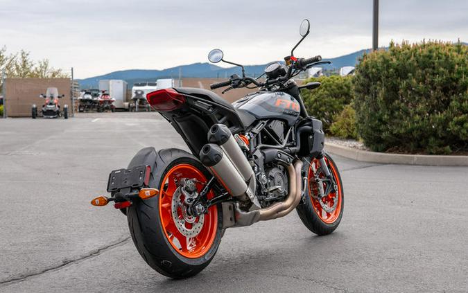 2023 Indian Motorcycle® FTR Stealth Gray/Orange Burst