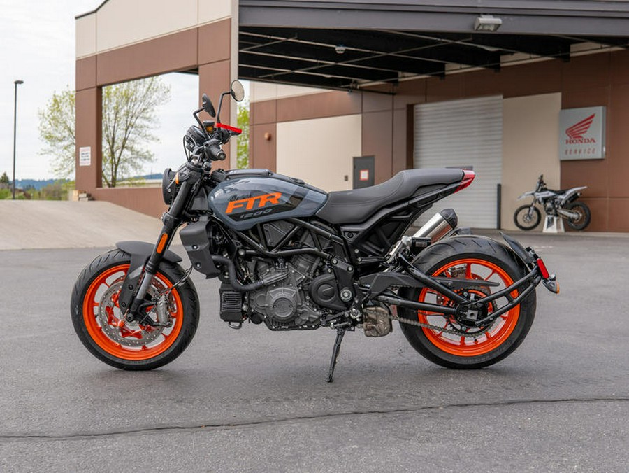 2023 Indian Motorcycle® FTR Stealth Gray/Orange Burst