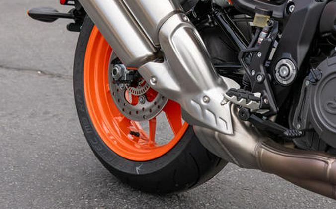 2023 Indian Motorcycle® FTR Stealth Gray/Orange Burst