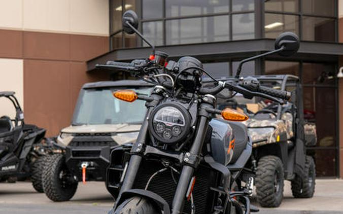 2023 Indian Motorcycle® FTR Stealth Gray/Orange Burst