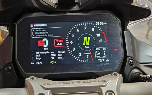 2021 Ducati Multistrada V4S Aviator Grey / Alloy Wheels