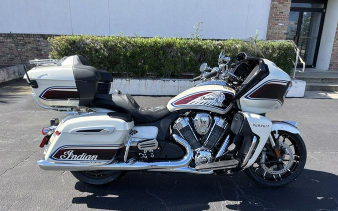 2026 Indian Pursuit Limited Signature Series Frontier Pearl / Revere Red