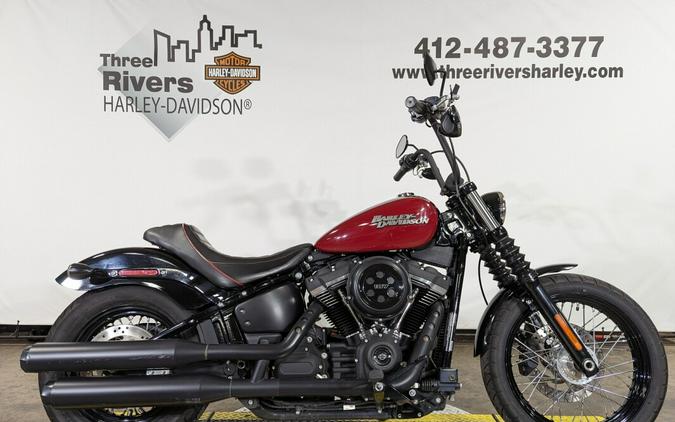 2020 Harley-Davidson Street Bob Two-Tone Red /Vivid Black