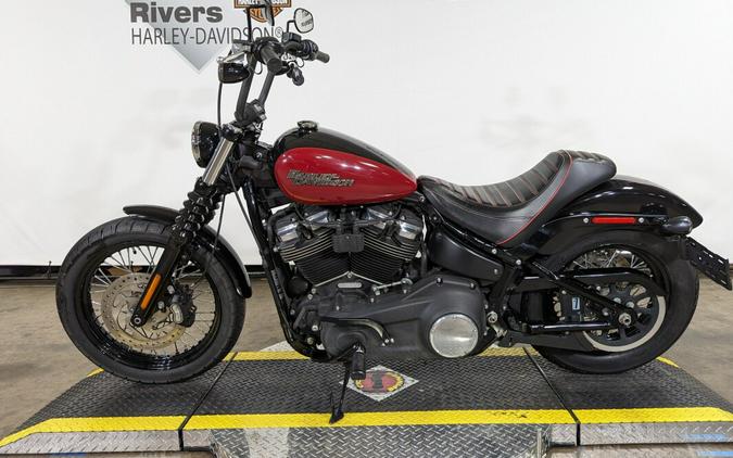 2020 Harley-Davidson Street Bob Two-Tone Red /Vivid Black