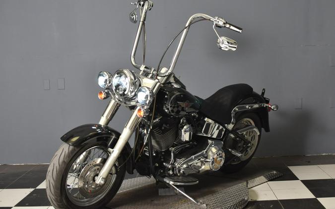 2004 Harley-Davidson Fat Boy Vivid Black FLSTFI