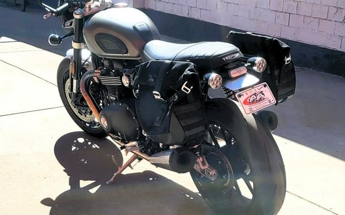 2024 Triumph Speed Twin 1200 Matte Ironstone/Matte Storm Grey