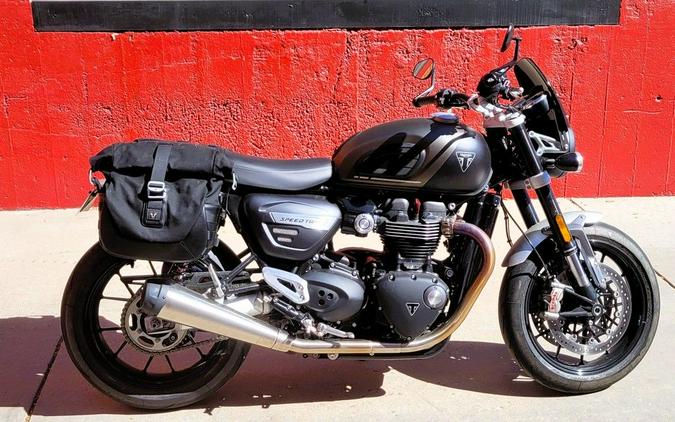 2024 Triumph Speed Twin 1200 Matte Ironstone/Matte Storm Grey