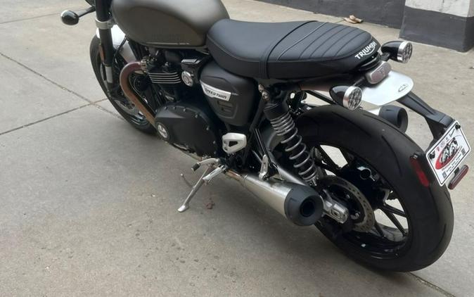 2024 Triumph Speed Twin 1200 Matte Ironstone/Matte Storm Grey