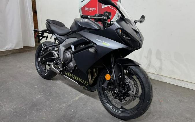 2025 Triumph Daytona 660 Satin Granite/Satin Black