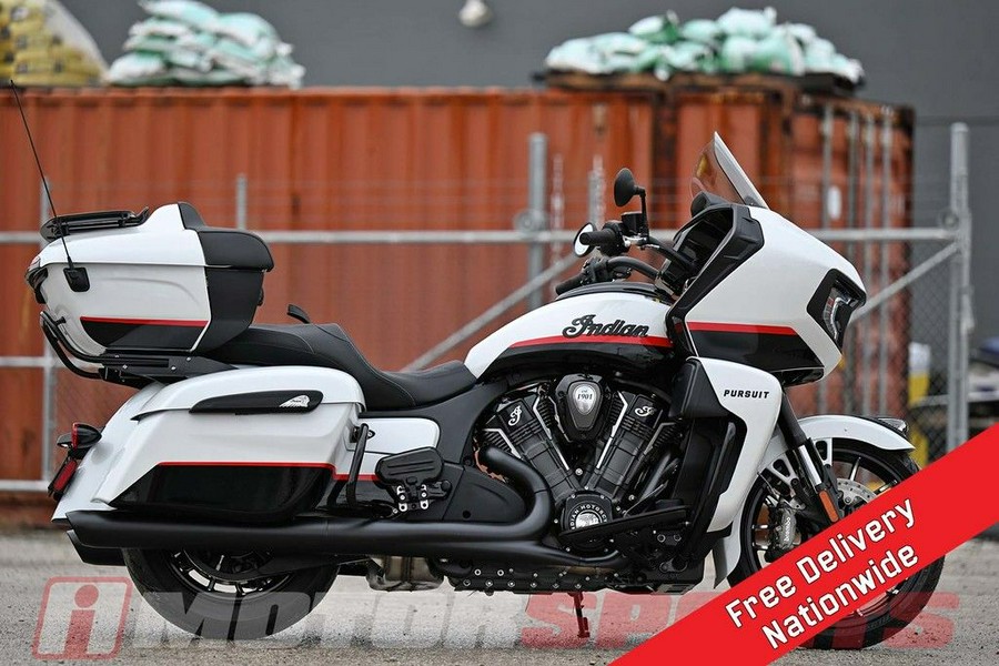 2023 Indian Motorcycle® Pursuit Dark Horse with Premium Package Icon Pearl White / Black Metallic