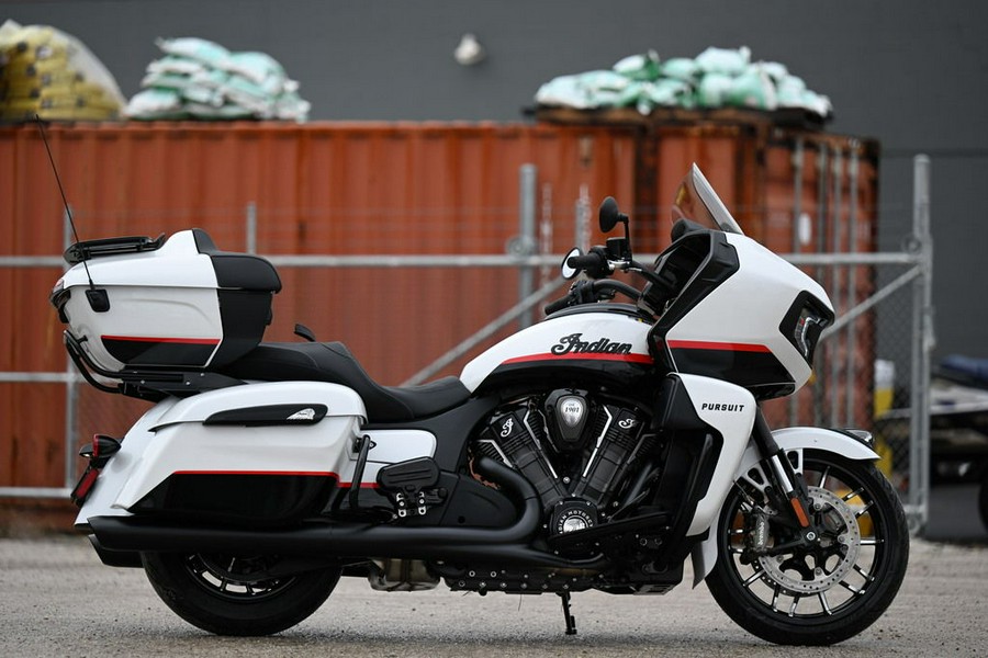 2023 Indian Motorcycle® Pursuit Dark Horse with Premium Package Icon Pearl White / Black Metallic