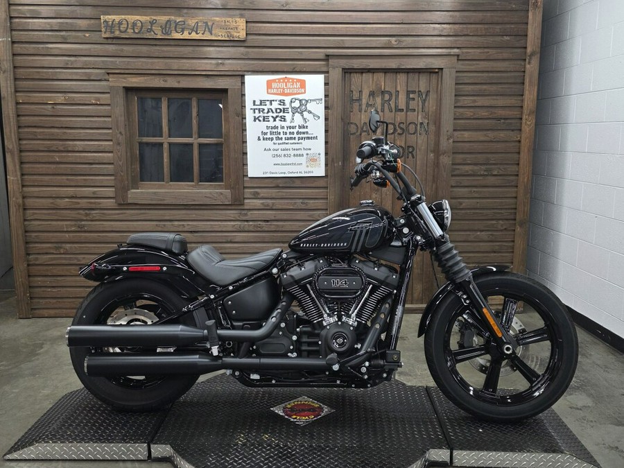 2024 Harley-Davidson Street Bob 114 VIVID BLACK