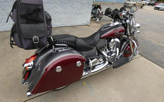 2018 Indian Motorcycle® Springfield® ABS Steel Gray over Burgundy Metallic