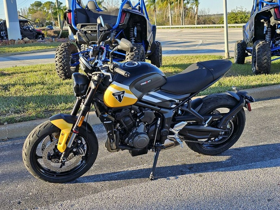 2025 Triumph Trident 660 Cosmic Yellow/Sapphire Black 660