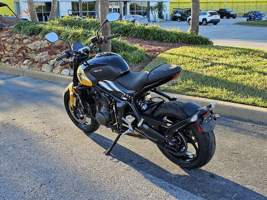 2025 Triumph Trident 660 Cosmic Yellow/Sapphire Black 660
