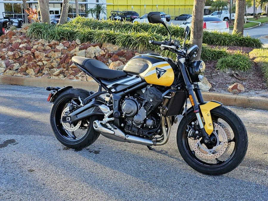 2025 Triumph Trident 660 Cosmic Yellow/Sapphire Black 660