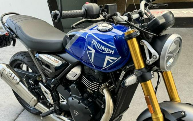 2024 Triumph Speed 400 Caspian Blue / Storm Grey