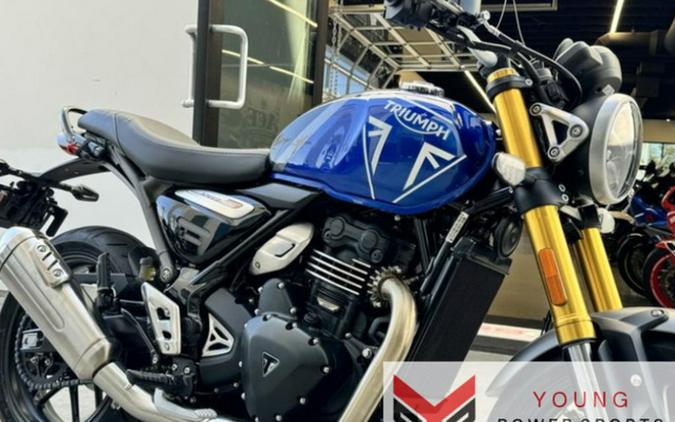 2024 Triumph Speed 400 Caspian Blue / Storm Grey