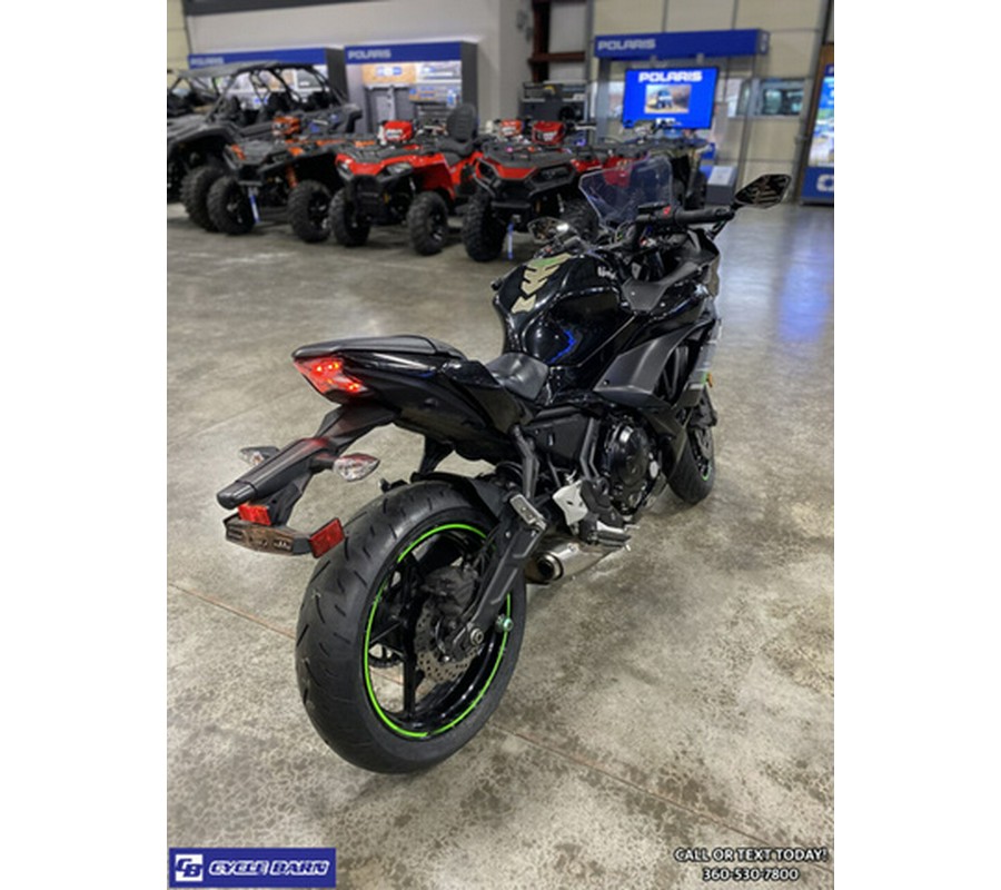 2019 Kawasaki Ninja 650 ABS Metallic Spark Black