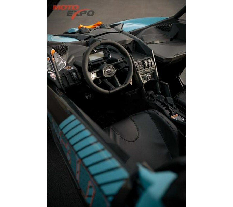 2026 Can-Am® Maverick X3 DS Turbo Scandi Blue & Orange Crush