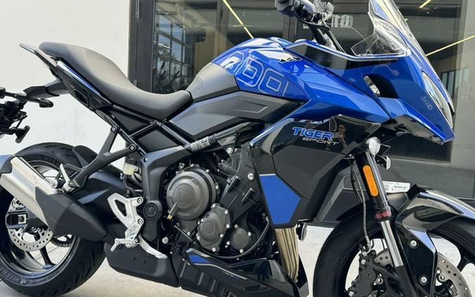2026 Triumph Tiger Sport 800 Caspian Blue/Sapphire Black