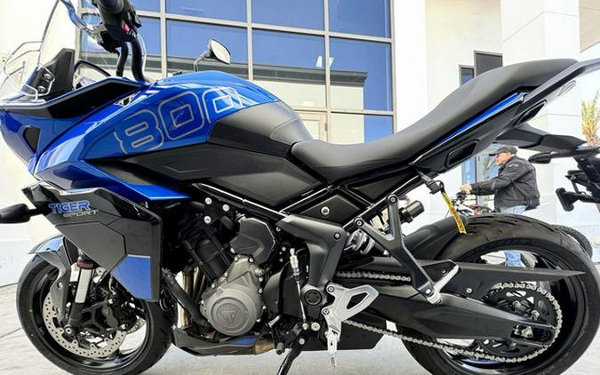2026 Triumph Tiger Sport 800 Caspian Blue/Sapphire Black