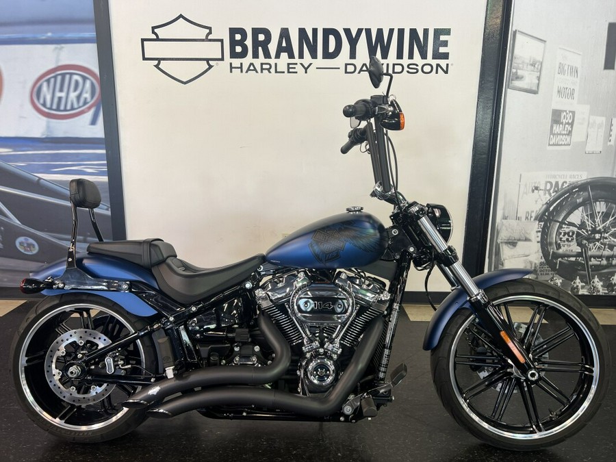 2018 Harley-Davidson 115th Anniversary Breakout 114 Legend Blue Denim FXBRS
