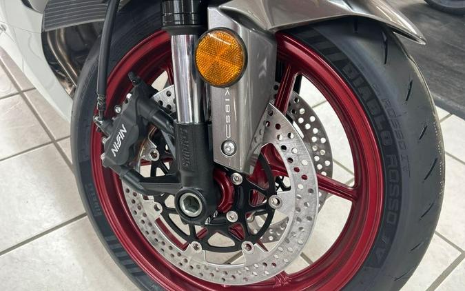 2025 Kawasaki NINJA ZX -6R ABS PEARL ROBOTIC WHITE/GRAPHITE GRAY