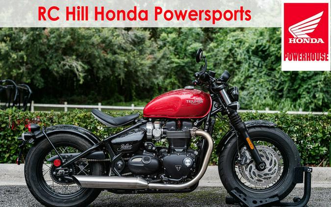 2023 Triumph Bonneville Bobber Red Hopper