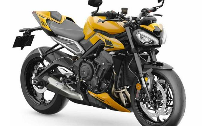 2024 Triumph Street Triple 765 RS Cosmic Yellow